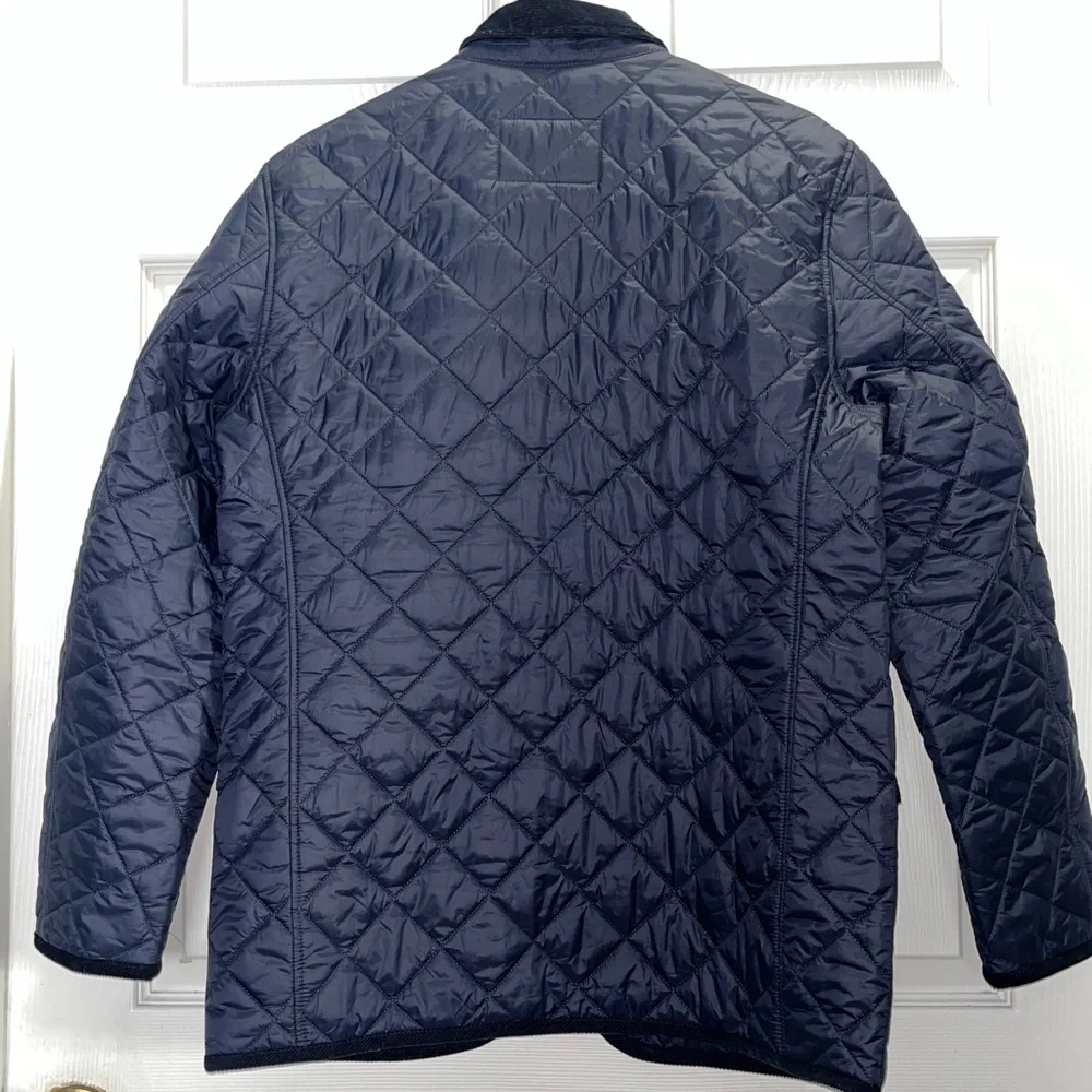 Barbour Tartan
Men's Quilted Navy Jacket - Picture 7 of 11